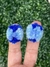 POMPOM AZUL MARINHO COM AZUL CLARO