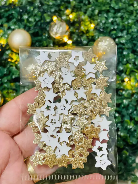 MICRO ADESIVOS (100 UNIDADES) - ESTRELA DIAMANTE