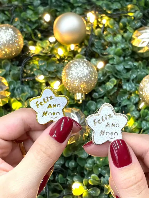 ADESIVOS ESTRELA FELIZ ANO NOVO