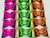 LAÇO ADESIVADO BORBOLETA ROSA VERDE E LARANJA NEON - comprar online