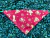 BANDANAS MÉDIA NATAL DE TECIDO - PetShow