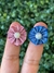 MINI FUXICOS METALIZADO ROSA E AZUL