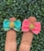 MINI LAÇOS TIFFANY E ROSA COM DOURADO - comprar online