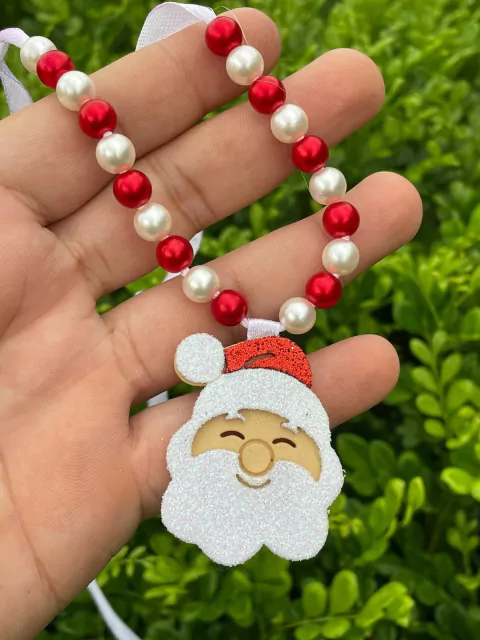 COLAR DE PÉROLAS PAPAI NOEL