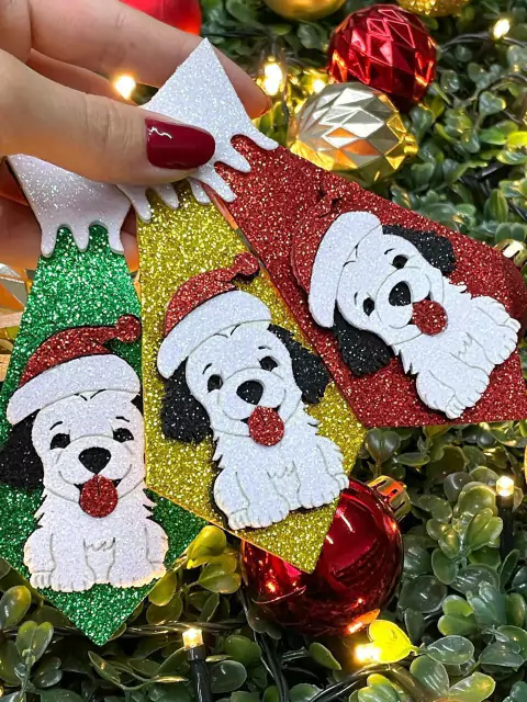 GRAVATAS CACHORRO NOEL 2024