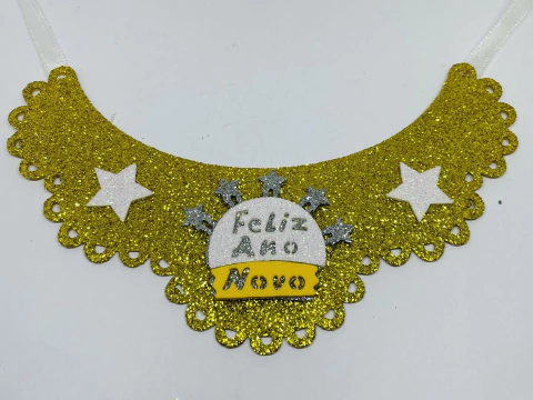 GARGANTILHA VAZADA ESTRELAS ANO NOVO