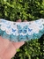 GARGANTILHA COM RENDA BORBOLETA AZUL - comprar online