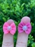 MICRO LAÇOS ROSA E ROSÊ COM RENDA