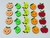 ADESIVO PEQUENO FRUTAS - 25UNIDADES