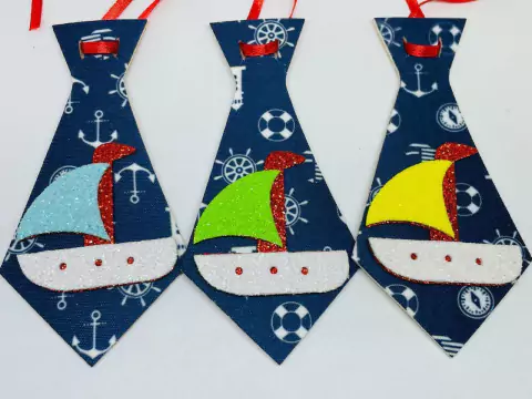 GRAVATA BARCO ESTAMPADA