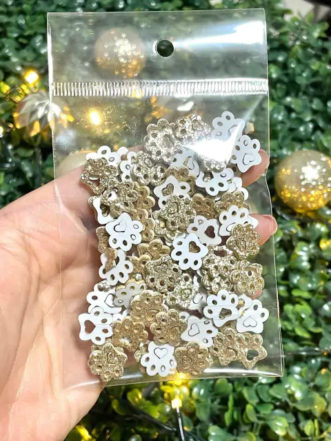 MICRO ADESIVOS (80 UNIDADES) - PATINHAS DIAMANTE