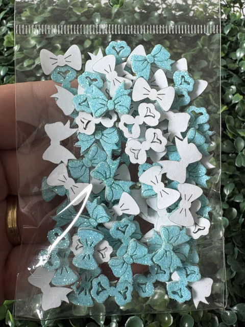 MICRO ADESIVOS LACINHOS AZUL CLARO - comprar online