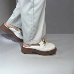 MULE FEMININO TRATORADO NAYLA OFF-WHITE