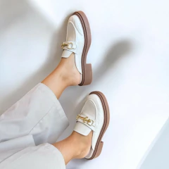 MULE FEMININO TRATORADO NAYLA OFF-WHITE - comprar online