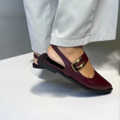 SAPATILHA SLINGBACK BLAIR BURGUNDY - loja online