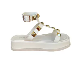 Flat Spike Pirâmide Jade Off White - comprar online