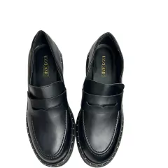 Mocassim Feminino Judy Tratorado aplicações Preto - comprar online