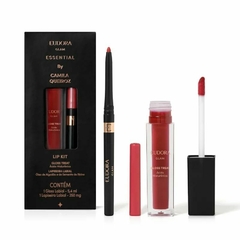 Lip Kit Cereja Essencial Eudora Glam by Camila Queiroz: Gloss Treat 5,4ml + Lapiseira Labial 350mg