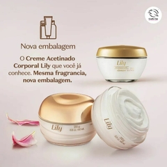 Imagem do Creme Acetinado Hidratante Desodorante Corporal Lily 250g