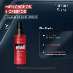 Combo Siàge Men: Condicionador Cachos e Crespos 200ml + Shampoo Cachos e Crespos 250ml - comprar online