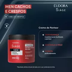 Imagem do Combo Siàge Men: Condicionador Cachos e Crespos 200ml + Shampoo Cachos e Crespos 250ml
