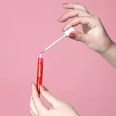 Gloss Labial Vermelho Morango Intense Bubbaloo 5ml na internet