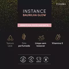 Sabonete Líquido Perfumado Instance Baunilha Glow 200ml - loja online
