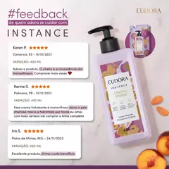 Refil Creme Hidratante Desodorante Corporal Instance Ameixa e Praliné 350ml - Keila Amaral 