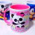 Caneca Polímero Alça e interior colorido