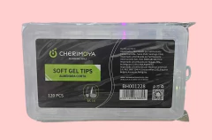 Tips para Soft Gel Prelimados Cortos Cherimoya - Beauty.by.vag