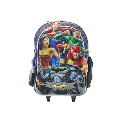 Mochila Liga De La Justicia DC Con Carro Cresko LJ321