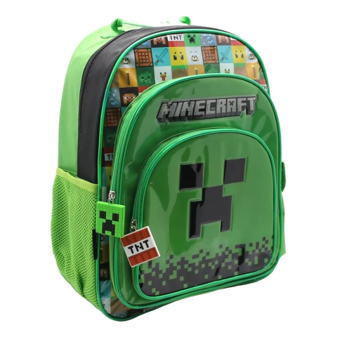 Mochila Minecraft Creeper Tnt Cresko MI095