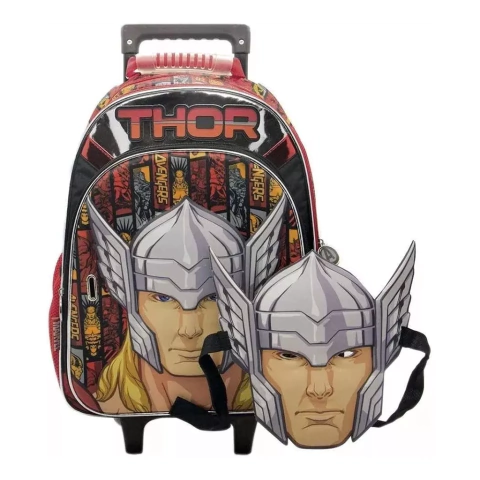 Mochila Avengers con carrito y Máscara de Thor SP164
