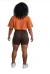 Cropped Oversized TRIPC - Laranja ferrugem. na internet