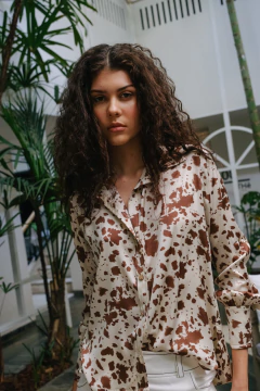 Blusa Milano estampa vainilla y chocolate en internet