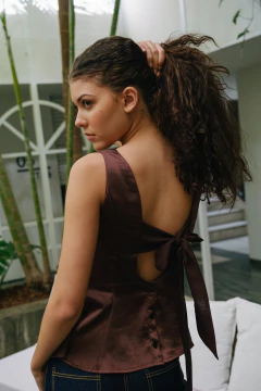 Top Moca chocolate - Claudia Arias