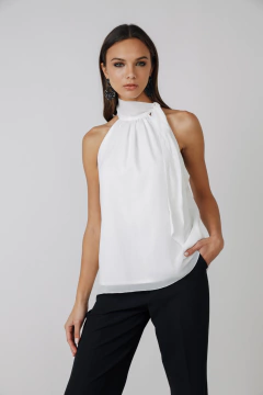 Top Loli gasa quebrada off white - tienda online