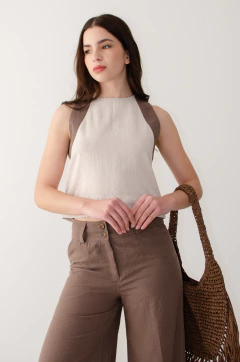 Top Serena arena y choco - comprar online