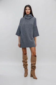 Polerón angora XL gris en internet