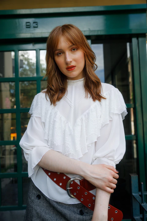 Blusa Keitha Boho off white