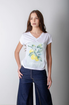 Remera limones de algodón pyma en internet