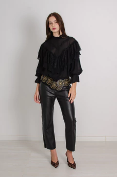 Blusa Keitha Boho negra - comprar online
