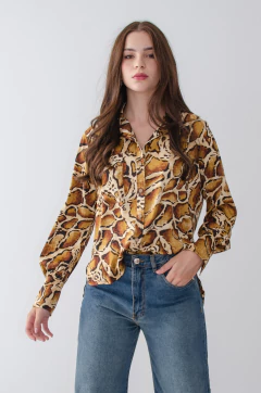 Camisa Milán estampa Jirafa - Claudia Arias