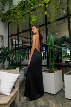Vestido moño negro