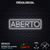 Luminária Painel Neon Led - Aberto 20x60cm - Kamaleon Neon Led