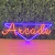 Luminária Painel Neon Led - Arcade 34x90cm