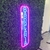 Luminária Painel Neon Led - Barbearia 26x98cm - comprar online