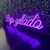 Luminária Painel Neon Led - Beijo Gelado 25x90cm - comprar online