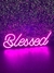 Luminária Painel Neon Led - Blessed 15x48cm - comprar online