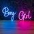 Luminária Painel Neon Led - Boy Girl 18x20cm cada